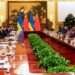 A meeting between Chinese and Rwandan delegations at FOCAC in 2018. (Photo: Office of the President of Rwanda)