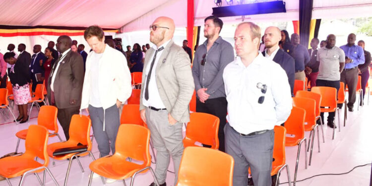 ITMS officials at the project launch in November 2023 in Kampala. Courtesy photos